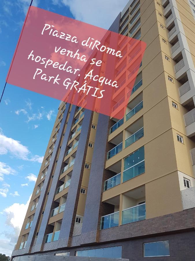 Apartmán Piazza Acesso Ao Acqua Park Diroma Caldas Novas Exteriér fotografie