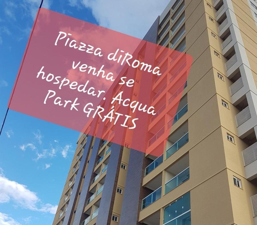 Apartmán Piazza Acesso Ao Acqua Park Diroma Caldas Novas Exteriér fotografie